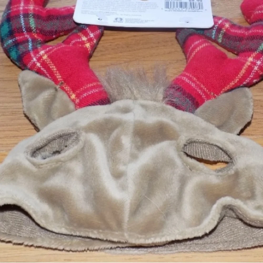 One Size Time For Joy Purfect Santa Helper Holiday Cat Reindeer Antler Headpiece